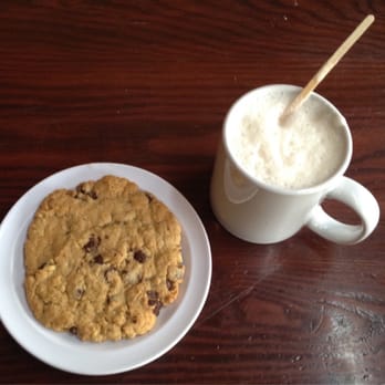 Acoustic Cafe - Large chocolate chip cookie and a chai tea - Coffee & Tea Near Me - Eau Claire, Wisconsin Acoustic Cafe - Large chocolate chip cookie and a chai tea - Coffee & Tea Near Me - Eau Claire, Wisconsin