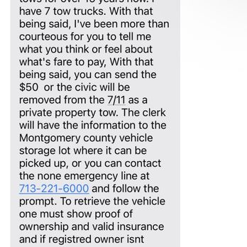 United Mobile Car Repair - Threatening to tow my car and using his police connections to do it - Auto Repair Near Me - Houston, Texas United Mobile Car Repair - Threatening to tow my car and using his police connections to do it - Auto Repair Near Me - Houston, Texas