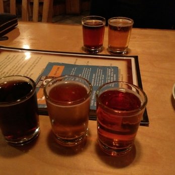 Federal Jack's Brew Pub - Beer flight - American Near Me - Kennebunk, Maine Federal Jack's Brew Pub - Beer flight - American Near Me - Kennebunk, Maine