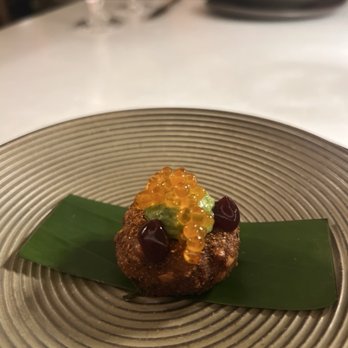 Rania - Sabudana vada amuse bouche. Could have popped several more of these! - Wine Bars Near Me - Washington, DC, District of Columbia