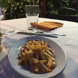 Le Muse - Pommes a la casa. Der Hauptgang im Kindermenü hat die Zielgruppe überzeugt!