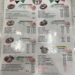 Menu Menu