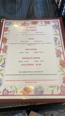 Menu photo 1 Harbor View Cafe Saint Augustine, FL