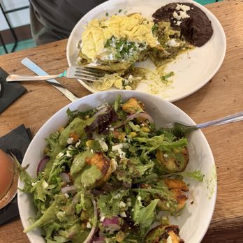 Pepita's Cafe & Bar - SASSY SUMMER SALAD + Chilaquiles - Cafes Near Me - Austin, Texas Pepita's Cafe & Bar - SASSY SUMMER SALAD + Chilaquiles - Cafes Near Me - Austin, Texas