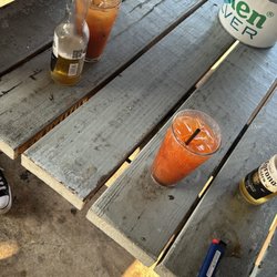 Hangar Pub - Sitting outside because the inside was gross