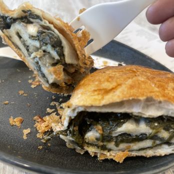 Clock Tower Coffee and Bakery - Spinach and feta croissant - Sandwiches Near Me - Hanover, Maryland Clock Tower Coffee and Bakery - Spinach and feta croissant - Sandwiches Near Me - Hanover, Maryland