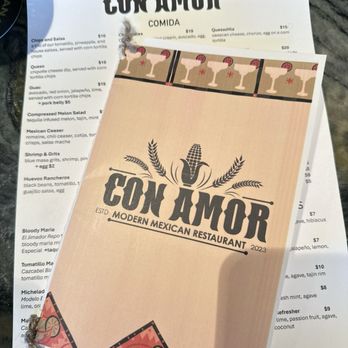 Con Amor - Menus - Mexican Near Me - Tampa, Florida