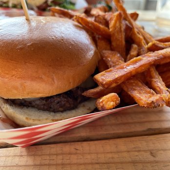 Barrelhouse 101 - The Taphouse Burger Sweet Potato Fries - American Near Me - Ventura, California Barrelhouse 101 - The Taphouse Burger Sweet Potato Fries - American Near Me - Ventura, California