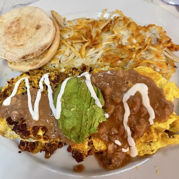 The Secret Garden - South Of The Border Omelette ($18) - Breakfast & Brunch Near Me - Modesto, California