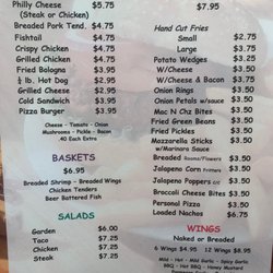 Bogey's - Full Menu