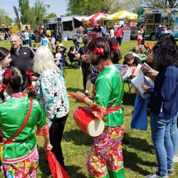 Johns Creek International Festival - I'm not really sure but it seem like these were dancers from China