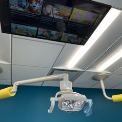 Capitol Hill Pediatric Dentistry - Overhead flat screen TVs