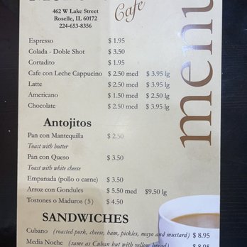 Moncho’s Café - Menu - Puerto Rican Near Me - Roselle, Illinois Moncho’s Café - Menu - Puerto Rican Near Me - Roselle, Illinois