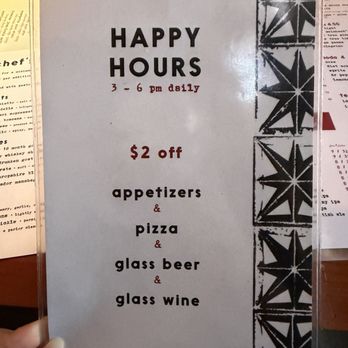 The Parlor - Happy hour menu - Pizza Near Me - Phoenix, Arizona