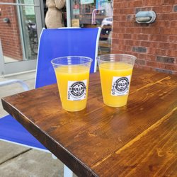 Chibanga’s Neighborhood Market - Mimosas on the sidewalk