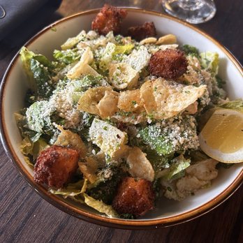 Five Kitchen & Bar - Ceasar salad corn bread croutons. - New American Near Me - Cincinnati, Ohio Five Kitchen & Bar - Ceasar salad corn bread croutons. - New American Near Me - Cincinnati, Ohio
