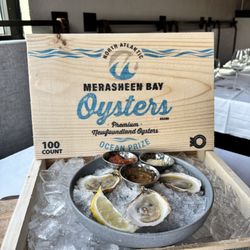 The Boiler Room - Oysters on the half shell from Merasheen Bay, PEI
