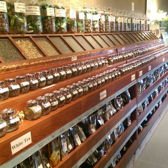 Serenity Moon Tea - A whole wall of tea. - Bubble Tea Near Me - Kent, Washington