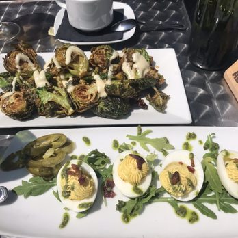 Scarlet Oak - Brussels Sprouts and deviled eggs - New American Near Me - Washington, DC, District of Columbia Scarlet Oak - Brussels Sprouts and deviled eggs - New American Near Me - Washington, DC, District of Columbia