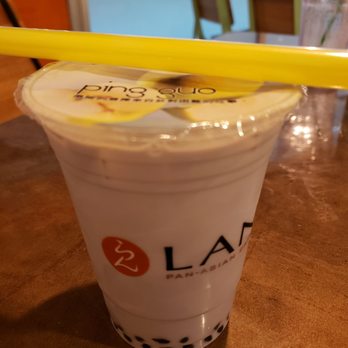 Lan Pan Asian Cafe - Taro Boba Tea - Pan Asian Near Me - Miami, Florida