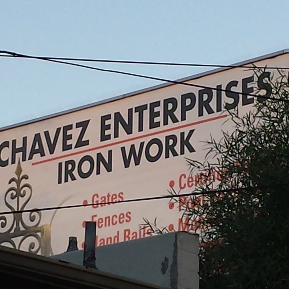Chavez Enterprises Iron Work - Huge billboard over the shop. Very easy to find. - Metal Fabricators Near Me - Banning, California Chavez Enterprises Iron Work - Huge billboard over the shop. Very easy to find. - Metal Fabricators Near Me - Banning, California