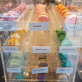 Colleen's Cafe - Macarons on display ($1.75 a pop) - Bakeries Near Me - Saint Louis, Missouri