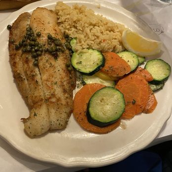 Demetri's Greek Restaurant - Pan seared sea bass - Greek Near Me - Deerfield, Illinois Demetri's Greek Restaurant - Pan seared sea bass - Greek Near Me - Deerfield, Illinois