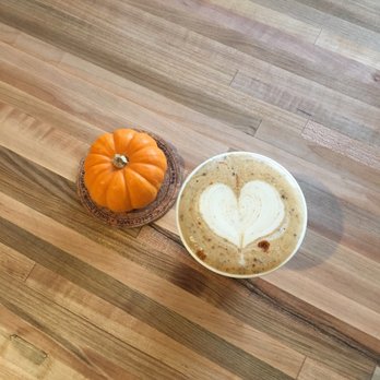 Solid Coffee Roasters - Pumpkin Spice Latte - Fall Special. Made with pumpkin purée and house made syrup. - Coffee Roasteries Near Me - Artesia, California