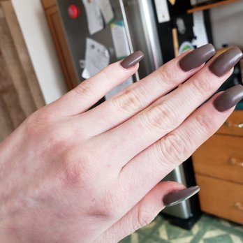 Star Nails - My niece nails done colored flat coffee brown. Her first time getting nail extensions and she loves them and loved the experience. - Nail Salons Near Me - Belleville, Ontario Star Nails - My niece nails done colored flat coffee brown. Her first time getting nail extensions and she loves them and loved the experience. - Nail Salons Near Me - Belleville, Ontario