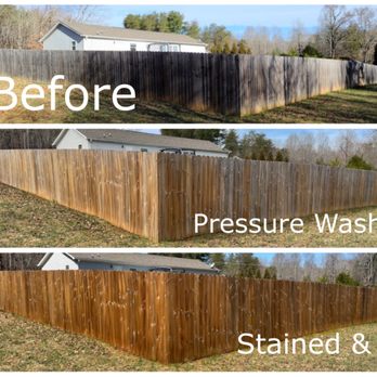 Kobalt Construction - before and after pressure washed - Decks & Railing Near Me