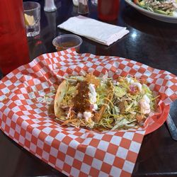 Fabulous  three street tacos platter (one already eaten)