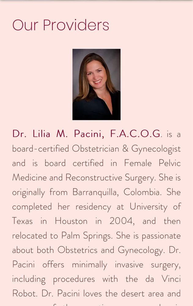 LILIA M PACINI - Updated June 2026 - 11 Reviews - 1100 N Palm Canyon Dr ...
