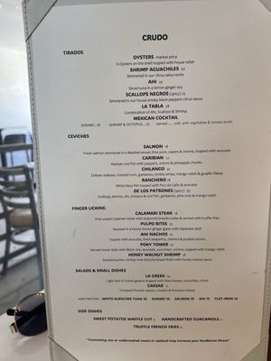 Menu photo 3 Crudo Palm Springs, CA Menu photo 3 Crudo Palm Springs, CA