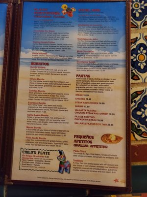 Menu photo 3 Puerto Vallarta Coos Bay, OR Menu photo 3 Puerto Vallarta Coos Bay, OR