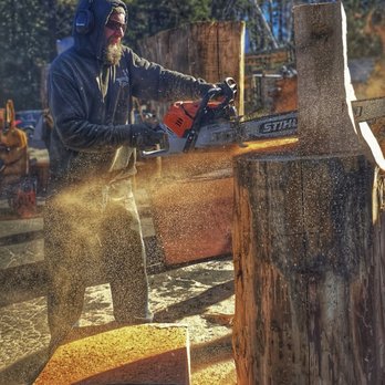 Kirbys Custom Carvings - Kirby at work - Arts & Crafts Near Me - Big Bear Lake, California