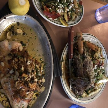 Olympia Cafe - Lamb shank / Stuffed Red Snapper & mixed vegetables - Greek Near Me - Savannah, Georgia Olympia Cafe - Lamb shank / Stuffed Red Snapper & mixed vegetables - Greek Near Me - Savannah, Georgia