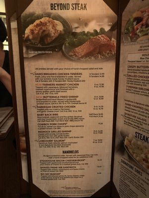 Menu photo 3 LongHorn Steakhouse Orlando, FL