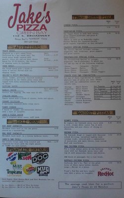 Jake's Pizza Green Bay by null