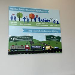 Sandy Jacobs Government Center - 4-2024 signs along the hallway
