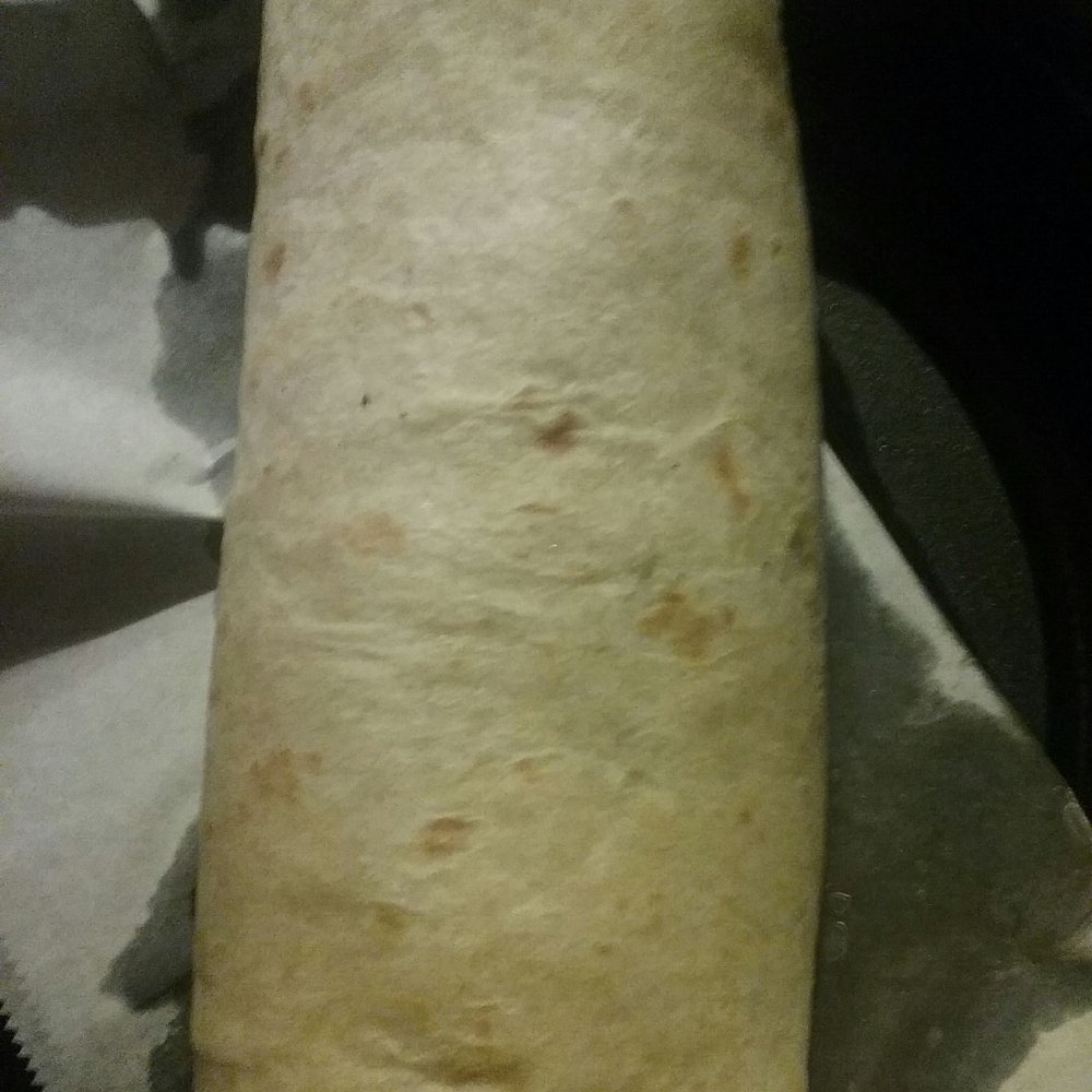 Milpa Kitchen Restaurant - Beef burrito, huge, $10 - Mexican Near Me - Denton, Texas