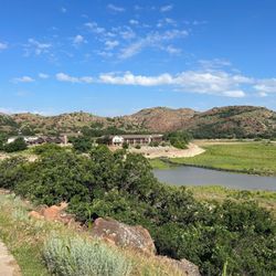 Quartz Mountain Arts Resort & Conference Center & Nature Park - View of the lodge from a hike