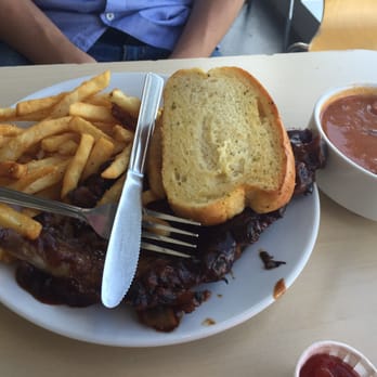 Ikea Restaurant - Baby back rib with a soup and a garlic bread. - Scandinavian Near Me - College Park, Maryland