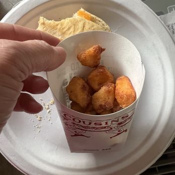 Cousins Subs - Cheese curds. Small and not as good as Culver's cheese curds. - Sandwiches Near Me - Indianapolis, Indiana
