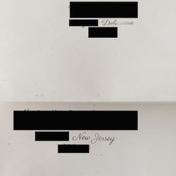 Bellia Print & Design - Sample of the envelopes