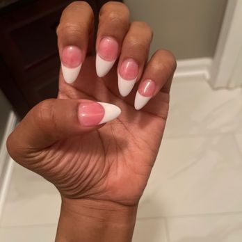 Grace Nails Spa - The ugliest pink and white set ever - Nail Salons Near Me - Marietta, Georgia Grace Nails Spa - The ugliest pink and white set ever - Nail Salons Near Me - Marietta, Georgia