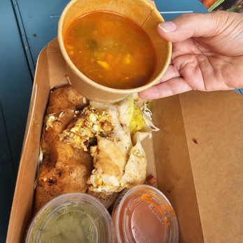 Paradise Street Eats & Biryani - Pizza dosa with multiple dipping sauces - Indian Near Me - Detroit, Michigan