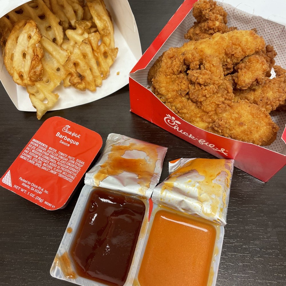 Chicken Tender and Waffle Fries Chicken Tender and Waffle Fries