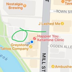 Weiland Massage - Map of parking lot location