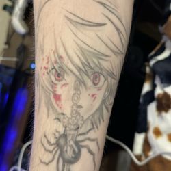 Original faded tattoo