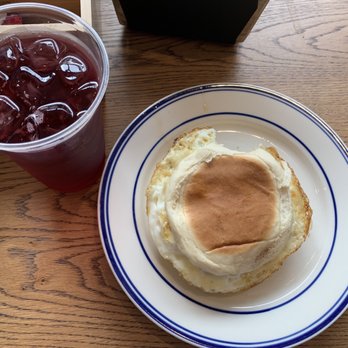 Peck's - Breakfast sandwich + Hibiscus iced tea - Bakeries Near Me - New York, New York